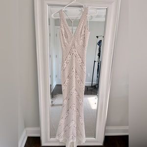 Lulus Lace Maxi Bridal Dress
